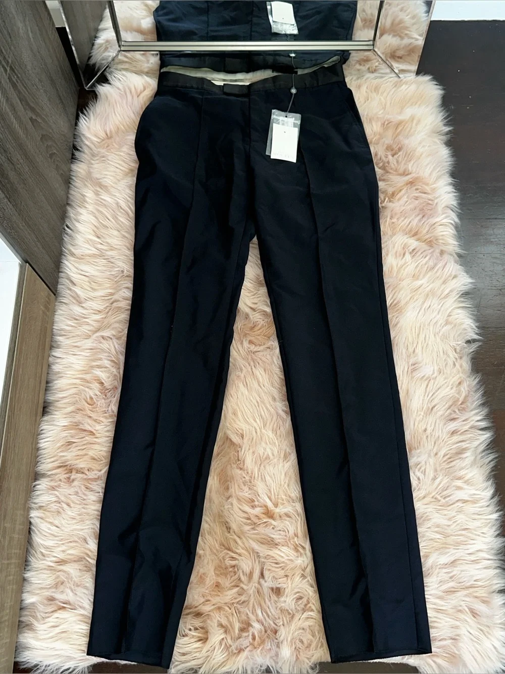 NWT Alexander Mcqueen  Tuxedo Trousers Sz 48